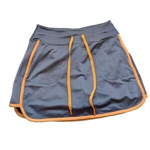 Love & Sports Women's Skort Zip Pockets Drawstring Athletic Size Small